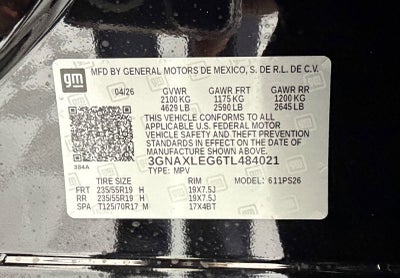 2026 Chevrolet Equinox RS