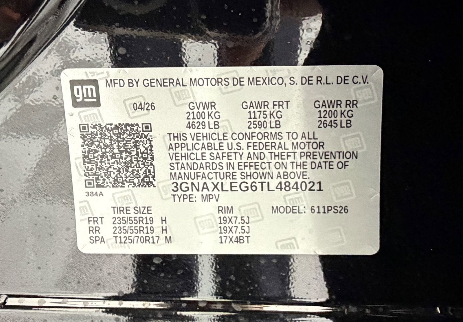 2026 Chevrolet Equinox RS