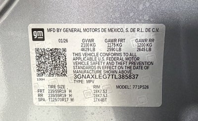 2026 Chevrolet Equinox RS