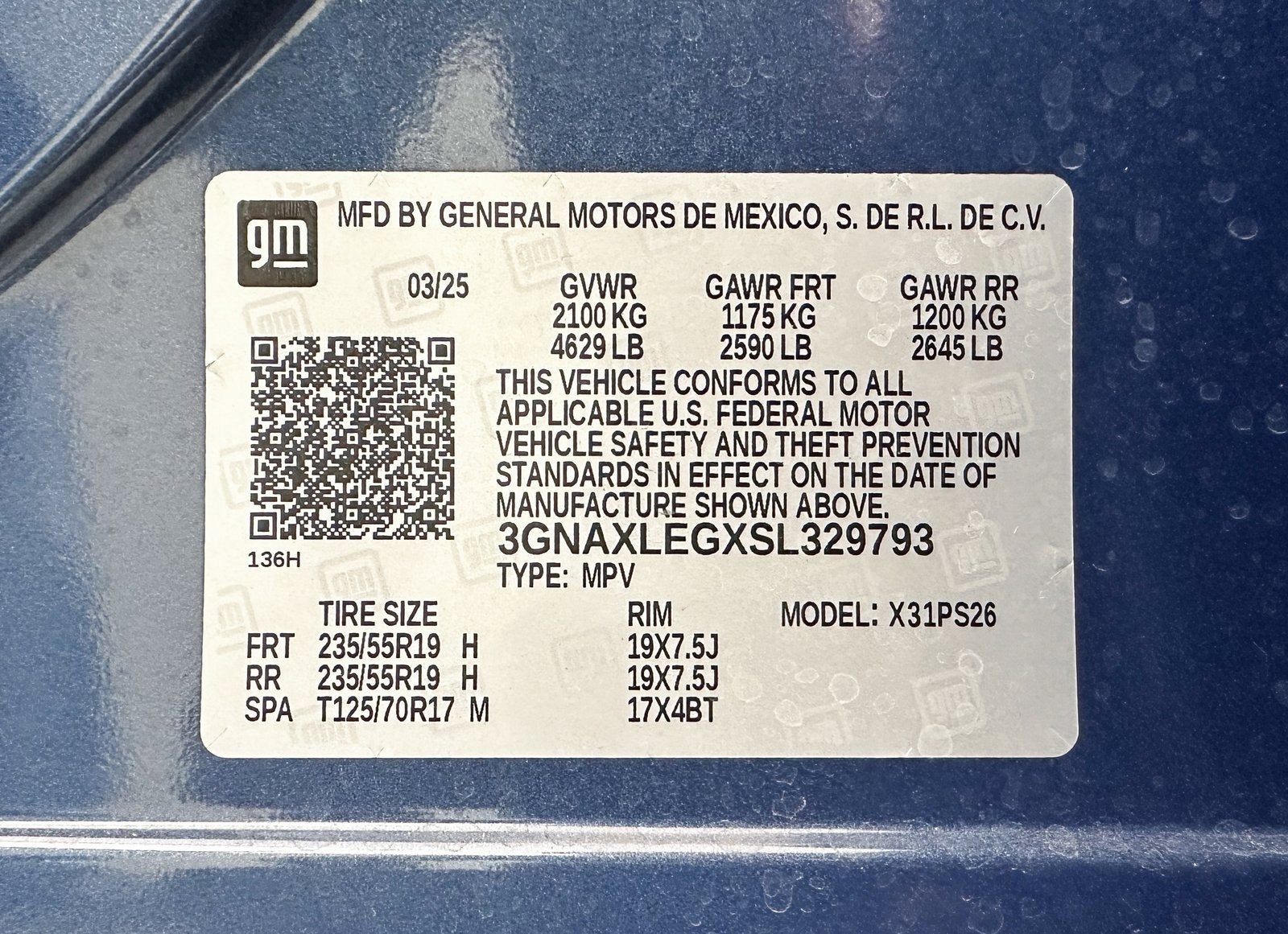 2025 Chevrolet Equinox RS