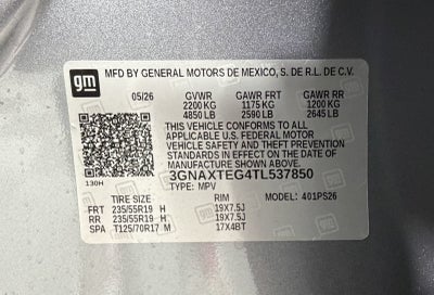 2026 Chevrolet Equinox RS