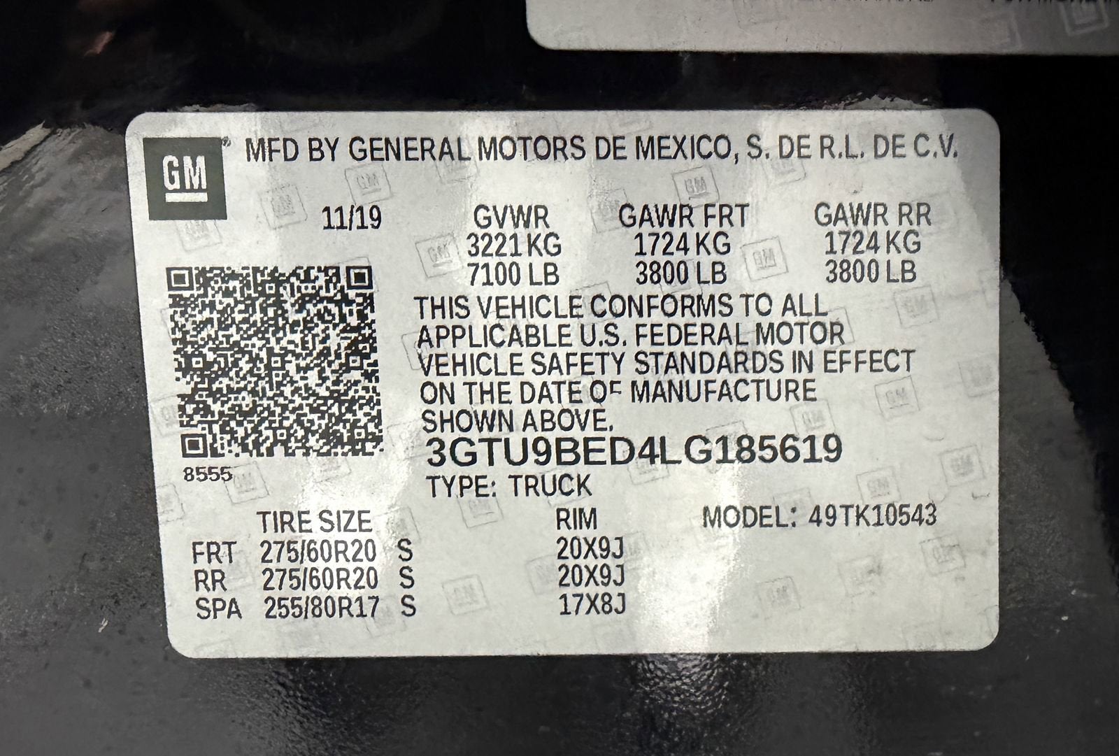 2020 GMC Sierra 1500 SLE