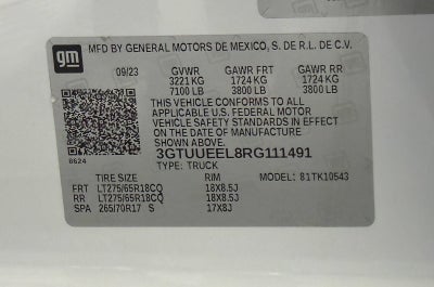 2024 GMC Sierra 1500 AT4