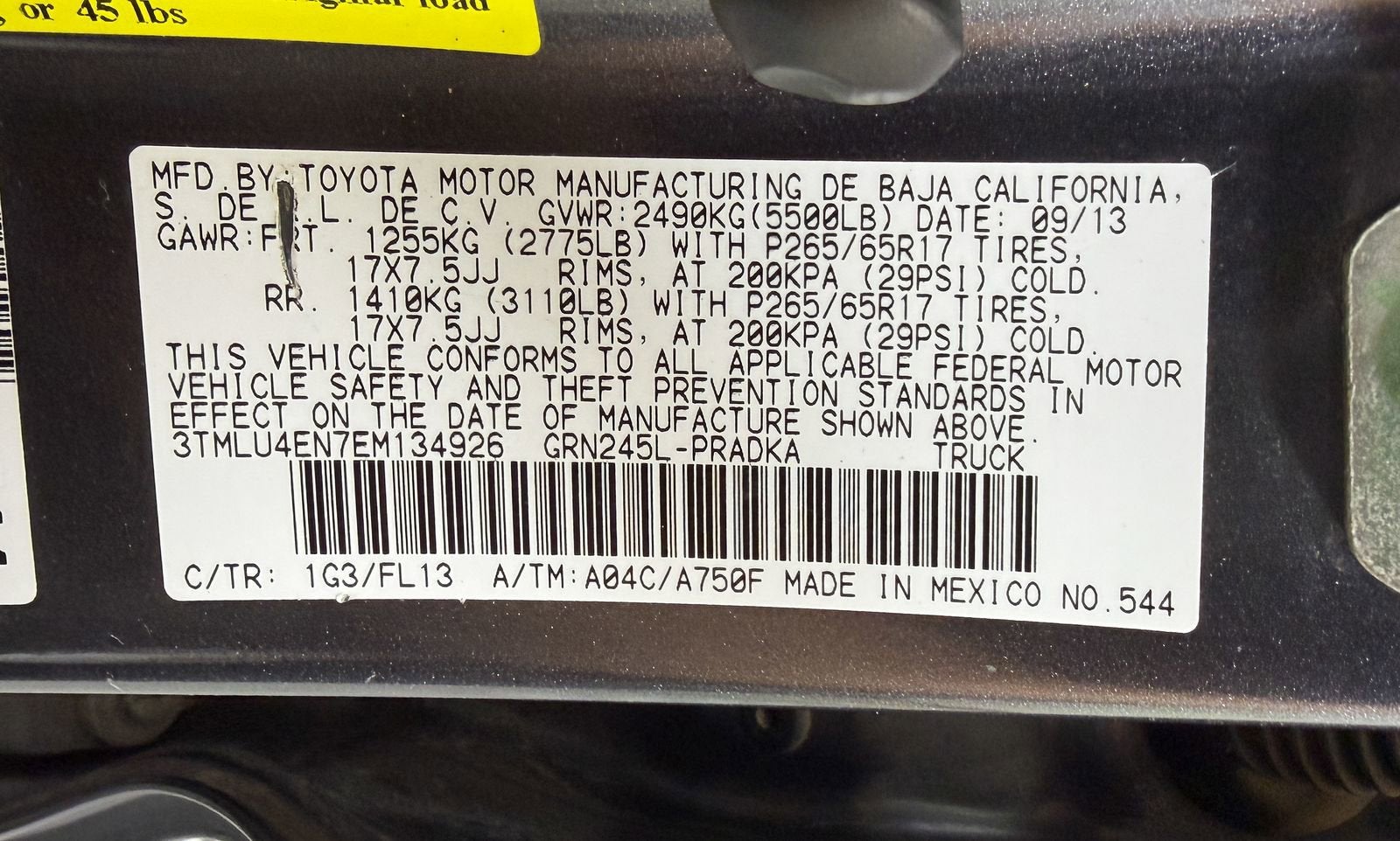 2014 Toyota Tacoma Base