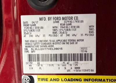 2017 Lincoln Navigator Select