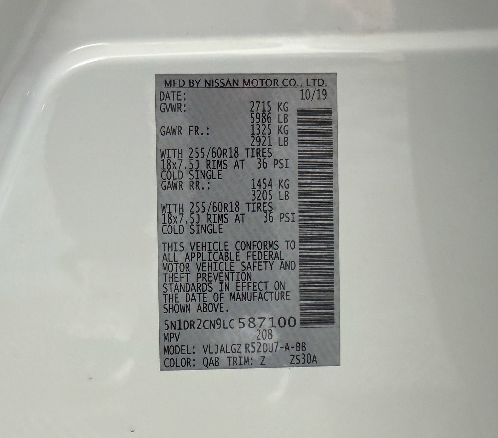 2020 Nissan Pathfinder SL 2WD