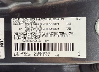 2024 Toyota Sequoia Limited