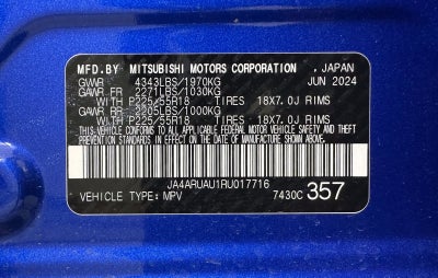 2024 Mitsubishi Outlander Sport S