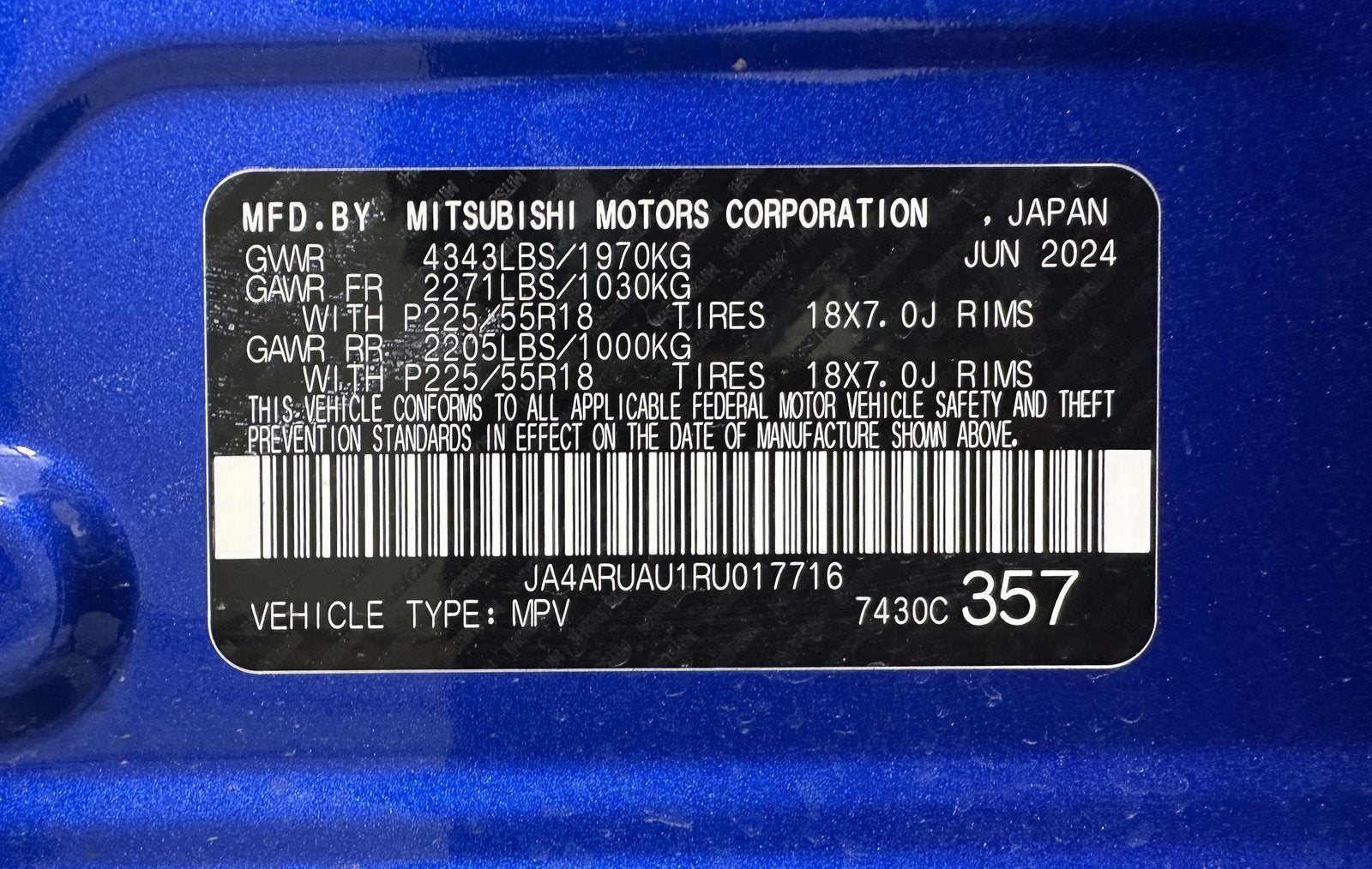 2024 Mitsubishi Outlander Sport S