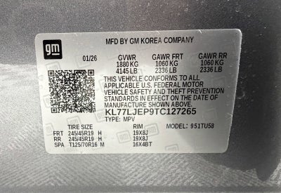 2026 Chevrolet Trax 2RS