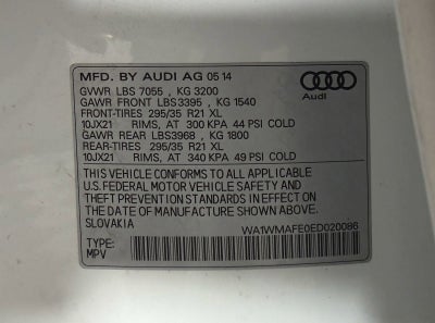 2014 Audi Q7 3.0 TDI Premium