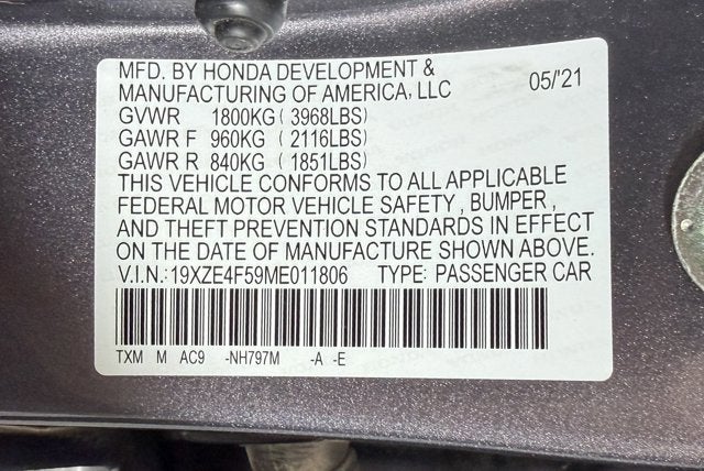 2021 Honda Insight EX