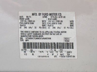 2016 Ford Explorer XLT