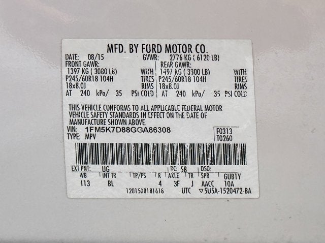 2016 Ford Explorer XLT