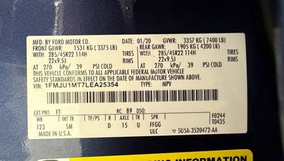 2020 Ford Expedition Platinum