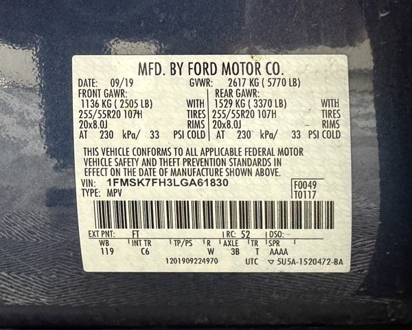 2020 Ford Explorer Limited