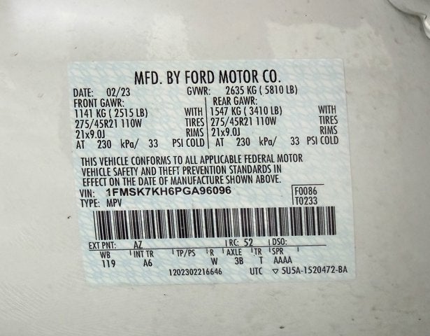 2023 Ford Explorer ST-Line