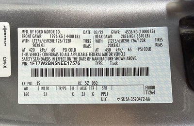 2022 Ford Super Duty F-250 SRW LARIAT