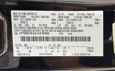 2020 Ford F-150 Platinum