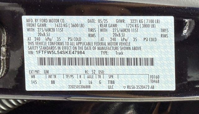 2025 Ford F-150 LARIAT