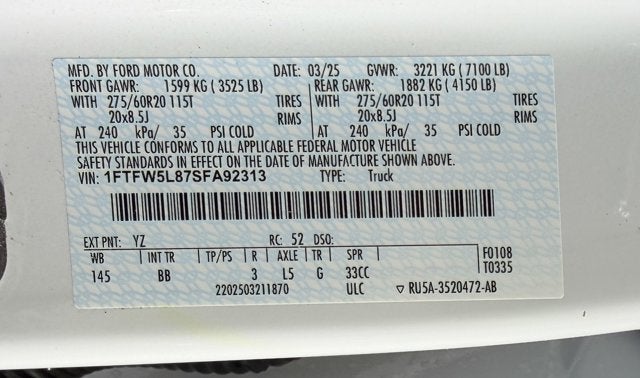 2025 Ford F-150 LARIAT