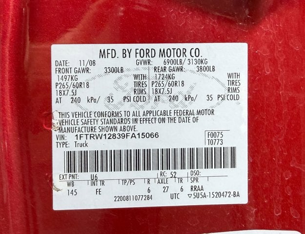 2009 Ford F-150 XLT
