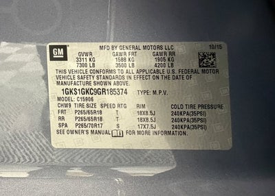 2016 GMC Yukon XL SLT