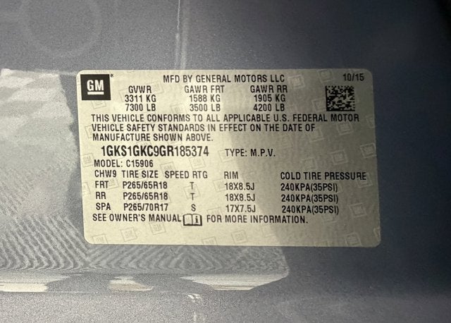 2016 GMC Yukon XL SLT