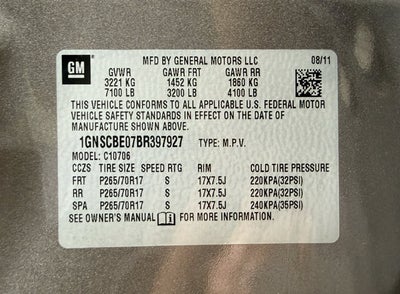 2011 Chevrolet Tahoe LT
