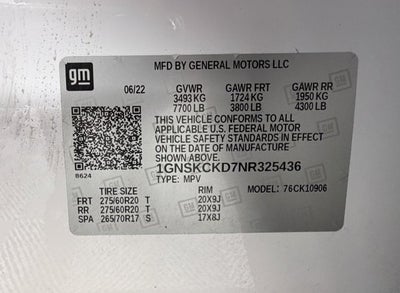 2022 Chevrolet Suburban LT