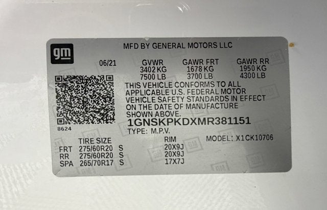 2021 Chevrolet Tahoe Z71