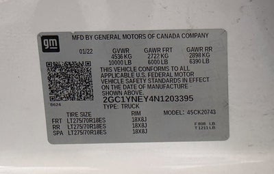 2022 Chevrolet Silverado 2500HD LT