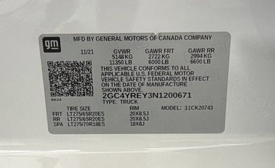 2022 Chevrolet Silverado 2500HD High Country