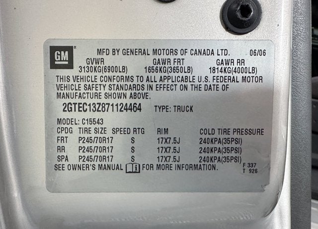 2007 GMC Sierra 1500 Classic SLE1