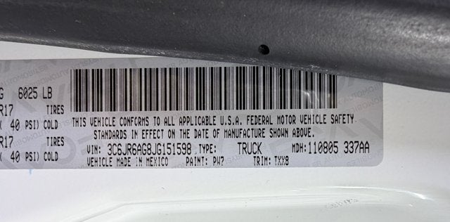 2018 RAM 1500 Tradesman