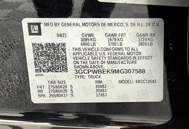 2021 Chevrolet Silverado 1500 Custom