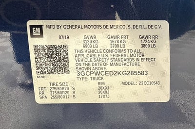 2019 Chevrolet Silverado 1500 LT