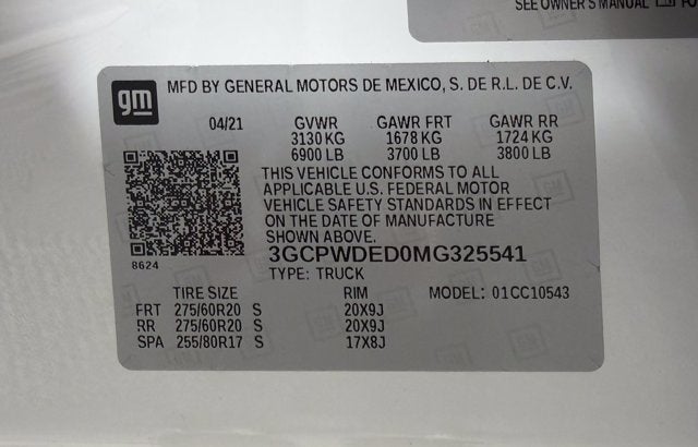 2021 Chevrolet Silverado 1500 RST