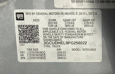 2023 Chevrolet Silverado 1500 ZR2