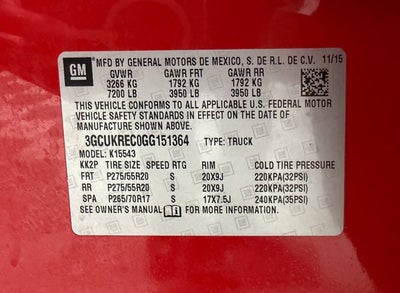 2016 Chevrolet Silverado 1500 LT