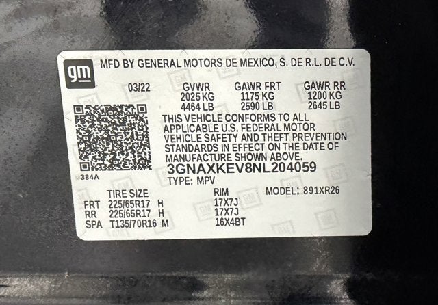 2022 Chevrolet Equinox LT