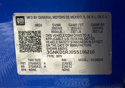 2025 Chevrolet Blazer EV AWD RS