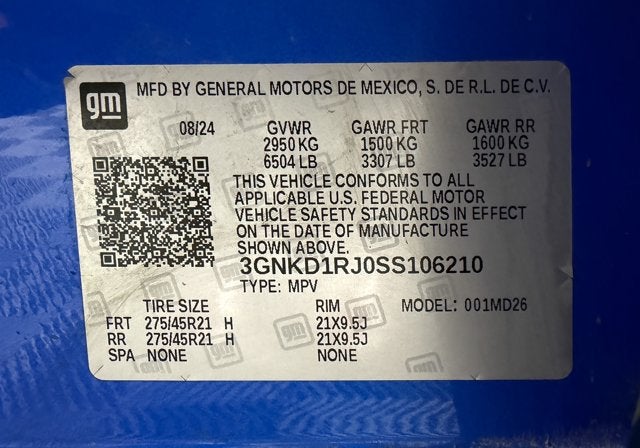 2025 Chevrolet Blazer EV AWD RS