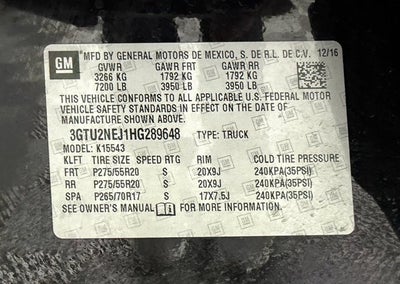 2017 GMC Sierra 1500 SLT