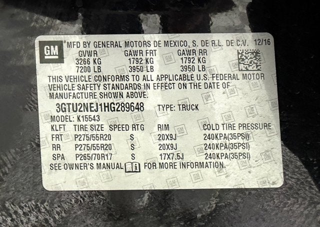 2017 GMC Sierra 1500 SLT