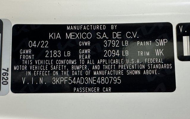 2022 Kia Forte GT-Line