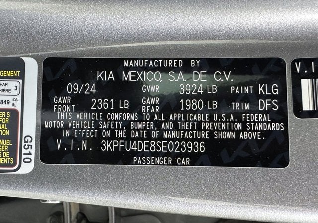 2025 Kia K4 EX