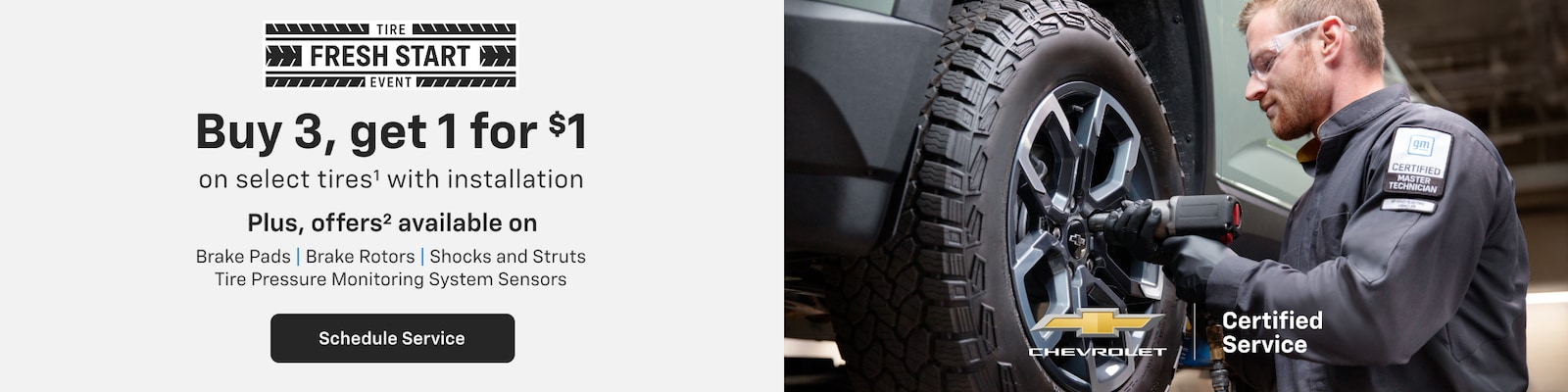 Buy 3, Get 1 for $1 at Apple Sport Chevrolet in Marlin TX